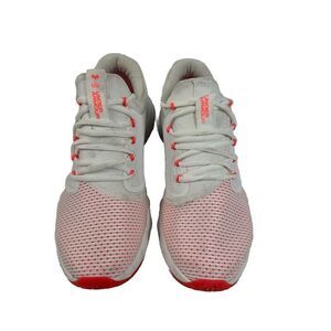 Under Armour Charged Vantage 2 Womens Running Shoes Size 9 White Pink